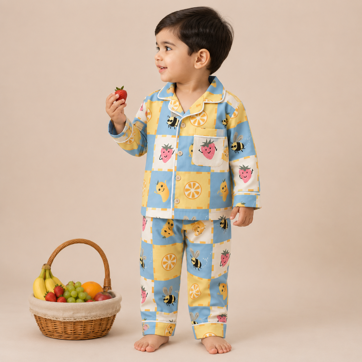 Lilo Fruit Picnic kids co-ord set