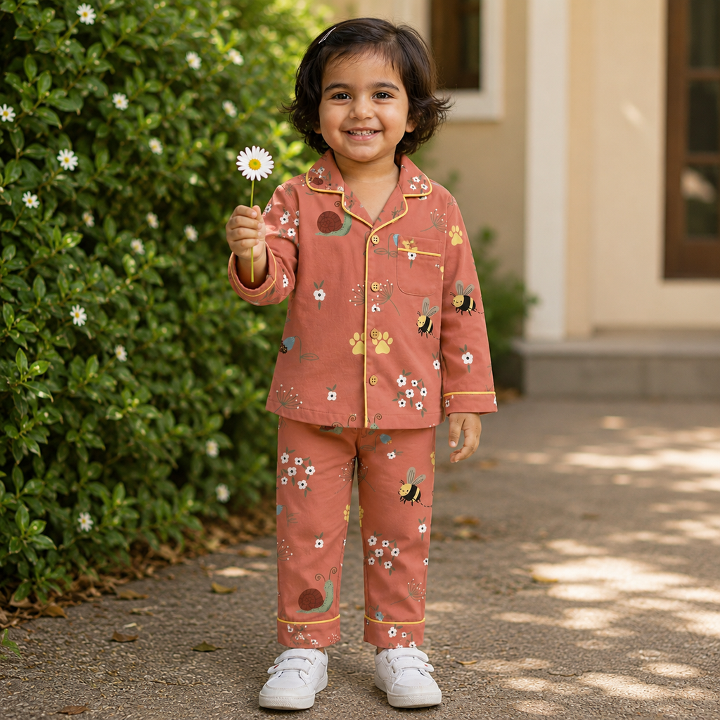 Ditsy Meadow Floral kids co-ord set